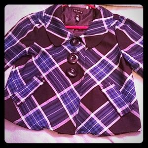 Vintage plaid blazer